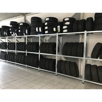 -NEUWARE- Reifenregal S-1, 2.500 x 400 mm, Steckregal, Lagerregal 