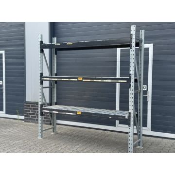 Palettenregalanlage Palettenregal, gebraucht | Bito PL38 | Regalständer: 2.480 x 600 mm | Lichte Weite: 2.200 mm | Stahlpaneele | Regallänge: 2,38 lfm.