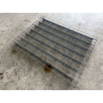 Drahtgitterrost Drahtgitter Regalrost, gebraucht | Abm: 920 x 1.218 mm (BxT) | Maschenweite 110 x 50 mm  | sendzimir verzinkt