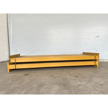 Palettenregaltraverse Traverse Palettenregal, gebraucht | Eurostock AS | lichte Weite: 2.700 mm | K: 120 x 50 mm | gelb