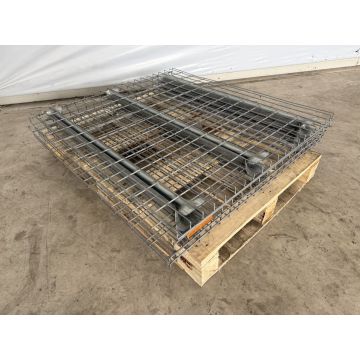 Drahtgitterrost Gitterrost Drahtgitterboden, gebraucht | MANTAMESCH | 1.120 x 980 mm | Maschenweite 105 x 55 mm | sendzimir verzinkt