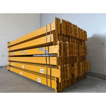 Palettenregaltraverse Traverse Palettenregal, gebraucht | Jungheinrich Delta | lichte Weite: 2.700 mm | K: 130 x 50 mm | gelb