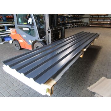 Trapezblech I.Wahl 35/207 mit Anti-Kondens Beschichtung Rotbraun/Anthrazit (17,50€/QM)