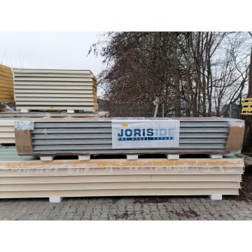 Sandwichplatten 100 mm Wand RAL 9007 Sonderposten Paket 535B