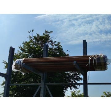 Bongossi Pfähle Hartholz Pfosten Holz Garten Ø 50 mm x 2500 mm