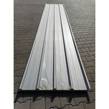 Sandwichplatten Dach 40mm Silbergrau 5,00 m (24,25€/QM)
