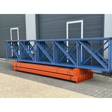 Palettenregalanlage Palettenregal, gebraucht | META Thyssen Multipal N | Regalständer: 5.620 x 1.000 mm | lichte Weite: 3.600 mm | Regallänge: 29,70 lfm.