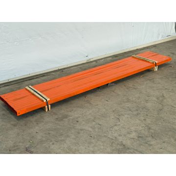 Rechteckrohr Stahlrohr Stahlträger Stahl, gebraucht |  Gesamtlänge: ca. 2.780 mm | orange