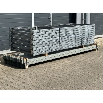 Regalanlage Magazinregal Sonderposten, gebraucht | Regalständer: 2.600 x 900 mm | lichte Weite: 3.080 mm | Regallänge: 28,27 lfm.