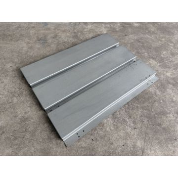 Stahlpaneel Fachboden f. Palettenregal Hochregal, gebraucht | BITO | Abm.: 585 x 460 mm (TxB) | sendzimir verzinkt