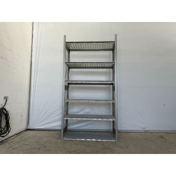 Fachbodenregal Magazinregal, gebraucht | Dexion HI280 | Gesamthöhe: 2.500 mm | Gesamttiefe: 500 mm | Gitterrostboden | Regallänge: 1,38 lfm.