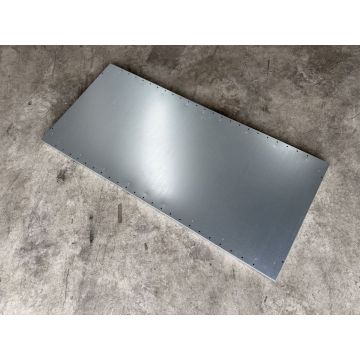 Fachboden für Fachbodenregale, neu | Meta Clip | MS150-III | f. Ständertiefe: 635 mm | Gesamtbreite: 1.300 mm | Gesamttiefe: 600 mm | Gesamthöhe: 40 mm | sendzimir verzinkt