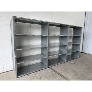 Fachbodenregal Magazinregal, gebraucht | Dexion HI280 | Gesamthöhe: 2.000 mm | Gesamttiefe: 610 mm | Regallänge: 3,96 lfm.