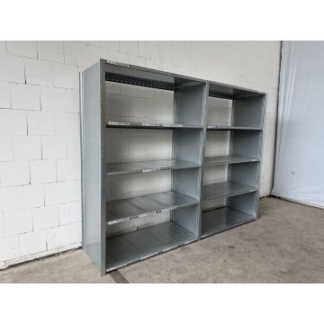 Fachbodenregal Magazinregal, gebraucht | Dexion HI280 | Gesamthöhe: 2.000 mm | Gesamttiefe: 610 mm | Regallänge: 2,65 lfm.