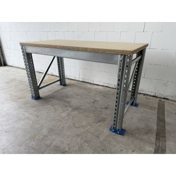 Werkbank Arbeitstisch Dexion Speedlock P90 gebraucht / Werkbankbreite: 1.665 mm / Höhe: 938 mm / Werkbanktiefe: 820 mm