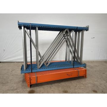 Palettenregalanlage Palettenregal, gebraucht | Stow Pal Rack NS | Regalständer: 1.750 x 1.100 mm | lichte Weite: 1.400 mm | Regallänge: 7,51 lfm.