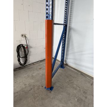 Ständerschutz Pfostenschutz Rammschutz, gebraucht | Meta (Thyssen) | passend für Rahmenprofil: 100 mm | Gesamthöhe: 1.255 mm | Innenbreite: ca. 101 mm | orange
