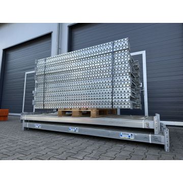 Palettenregalanlage Palettenregal, gebraucht | Dexion P 90 | Regalständer: 2.000 x 1.100 mm | lichte Weite: 2.700 mm | sendzimir verzinkt | Regallänge: 25,20 lfm.