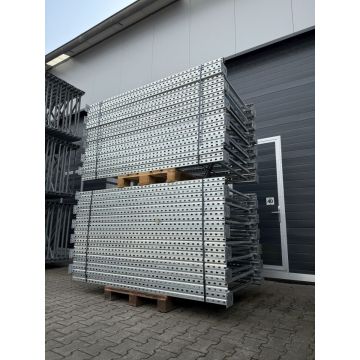 Palettenregalständer Regalständer gebraucht | Dexion Speedlock P90 | M | Rahmenprofil: 90 x 75 x 1,80 mm | Ständerhöhe: 2.000 mm | Ständertiefe: 1.100 mm | sendzimir verzinkt