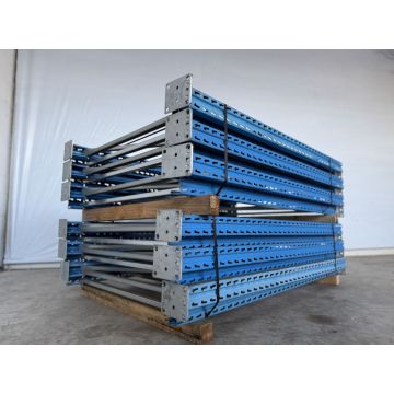 Palettenregalständer Regalständer Palettenregal, gebraucht | Stow Pal Rack NS | Ständertyp: PNFB 12 | Ständerhöhe: 1.750 mm | Ständertiefe: 1.100 mm  | RAL5015 Himmelblau