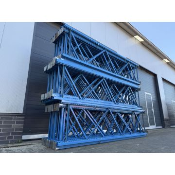 Palettenregalständer Regalständer gebraucht | Stow Pal Rack NS | PLFB 13 | Rahmenprofil: 85 x 65 x 2.0 mm | Ständerhöhe: 3.300 mm | Ständertiefe: 800 mm 