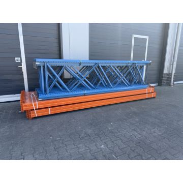 Palettenregalanlage Palettenregal, gebraucht | Stow Pal Rack NS | Regalständer: 3.300 x 800 mm | blau | lichte Weite: 3.900 mm | Regallänge: 35,95 lfm.