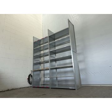 Fachbodenregal Magazinregal, gebraucht | Dexion HI280 | Gesamthöhe: 3.200 mm | Gesamttiefe: 610 mm | Regallänge: 2,61 lfm.