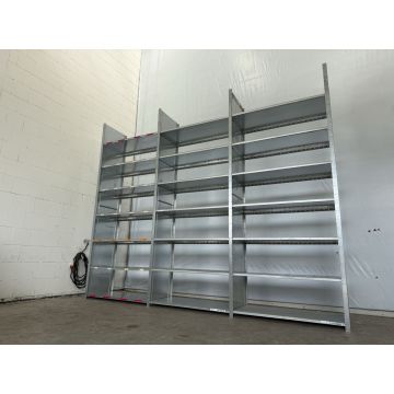 Fachbodenregal Magazinregal, gebraucht | Dexion HI280 | Gesamthöhe: 3.200 mm | Gesamttiefe: 610 mm | Regallänge: 3,89 lfm.