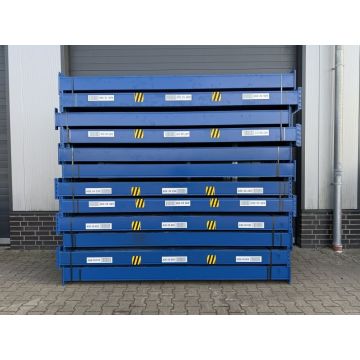 Palettenregaltraverse Traverse Palettenregal, gebraucht | SSI Schäfer PR600 | lichte Weite: 2.700 mm | Kastenprofil: 160 x 50 mm | RAL 5010 blau
