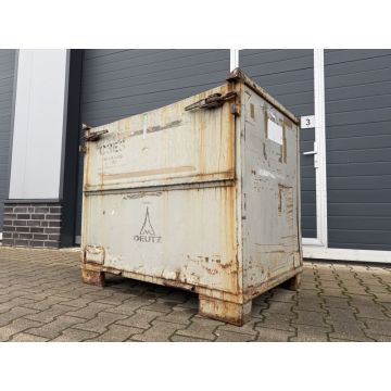 Stapelbehälter Transportbehälter, gebraucht | Schneider | Gesamtbreite: 1.230 mm | Gesamttiefe: 840 mm | Gesamthöhe: 1.090 mm