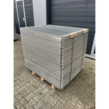 Eingelegtes Gitterrost Regalrost, gebraucht | Gesamtbreite: 1.040 mm | Gesamttiefe: 1.283 mm | Maschenweite: 68 x 47 mm | Bezeichnung: GR-44