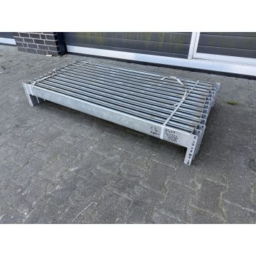 Palettenregaltraverse Traverse, gebraucht | Dexion P 90 | Lichte Weite: 1.450 mm | K: 102 x 50 mm | Kopftraverse | sendzimir verzinkt | 5 HK
