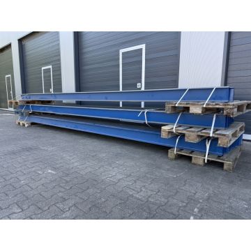 Stahlträger Eisenträger, gebraucht | Gesamtlänge: ca. 6.205 mm | IPE: 180 x 91 mm | blau