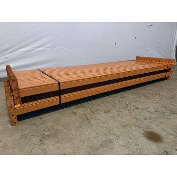 Palettenregaltraverse Traverse Palettenregal, gebraucht | Duwic | lichte Weite: 2.705 mm | K: 80 x 50 mm | orange (ausgeblichen)