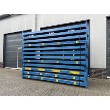 Palettenregaltraverse Traverse Palettenregal, gebraucht | Nedcon NS | lichte Weite: 3.700 mm | K: 130 x 50 mm | blau | 7 HK 
