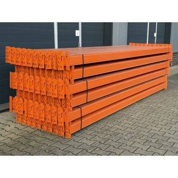 Palettenregaltraverse Traverse Palettenregal, gebraucht | Stow Pal Rack NS | lichte Weite: 3.900 mm | Kastenprofil: 125 x 50 mm | orange