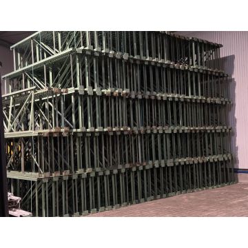 Palettenregalständer Regalständer Palettenregal, gebraucht | SSI Schäfer PR400 | Ständerhöhe: 4.020 mm | Ständertiefe: 950 mm | Rahmenprofilabm.: U 120 x 60 x 4 mm