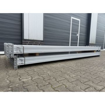 Palettenregaltraverse Traverse Palettenregal, gebraucht | META Thyssen | Traversentyp: HN 140|15 | lichte Weite: 3.600 mm | K: 140 x 50 mm | silbergrau | 4 HK