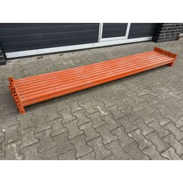 Palettenregaltraverse Traverse Palettenregal, gebraucht | META Thyssen | Traversentyp: HN 85|20|  lichte Weite: 2.800 mm | K: 85 x 50 mm | orange | 4 HK