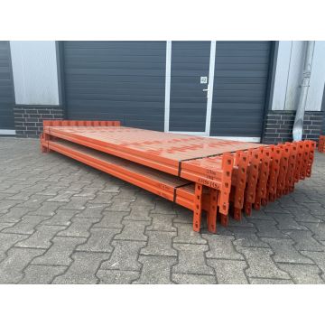 Palettenregaltraverse Traverse Palettenregal, gebraucht | META Thyssen | Traversentyp: HN 85|20|  lichte Weite: 2.700 mm | K: 85 x 50 mm | orange | 4 HK