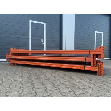 Palettenregaltraverse Traverse Palettenregal, gebraucht | META Thyssen | Traversentyp: HN 85|15 |  lichte Weite: 2.700 mm | K: 85 x 50 mm | orange | 4 HK