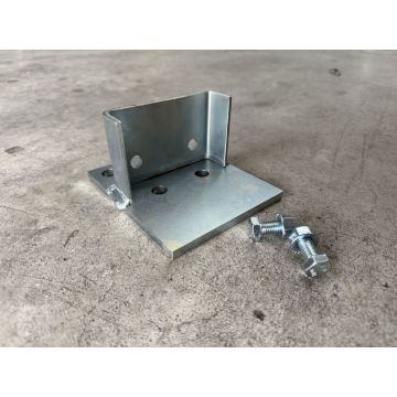 Fußplatte Fußplatten f. Palettenregal, neu | Stow Pal Rack NS | für 100 mm Rahmenprofil | sendzimir verzinkt
