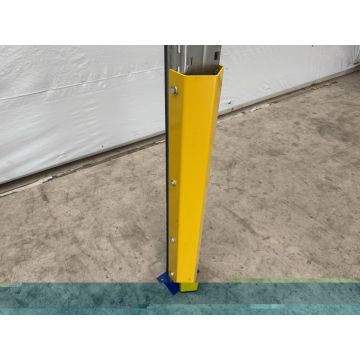 Ständerschutz Pfostenschutz Rammschutz, II. Wahl (Neuware) | SSI Schäfer | passend für Rahmenprofil: 120 mm | Gesamthöhe: 1.000 mm | gelb
