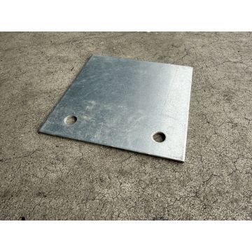 Ausgleichsblech, gebraucht / Abmessung: 140 x 140 mm