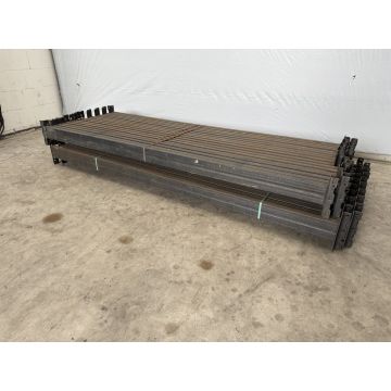 Palettenregaltraverse Traverse Palettenregal, gebraucht | Meta (Thyssen) | lichte Weite: 2.700 mm | K: 120 x 50 mm | 3 HK | schwarz