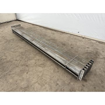 Palettenregaltraverse Traverse Palettenregal, gebraucht | Voest Alpine Megastar GS | lichte Weite: 2.700 mm | CS: 100 x 50 x 10 mm | 4 HK | feuerverzinkt