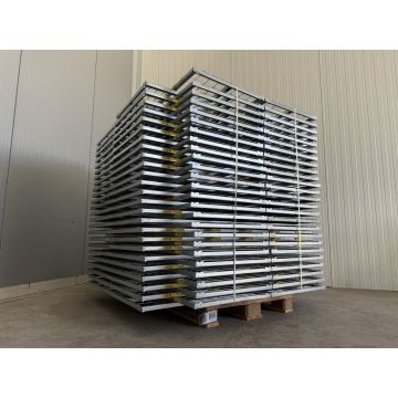 Drahtgitterboden für Fachbodenregale, gebraucht | SSI Schäfer R 3000 | f. Ständertiefe: 600 mm | Gesamtbreite: 1.600 mm | Gesamthöhe: 30 mm | sendzimir verzinkt