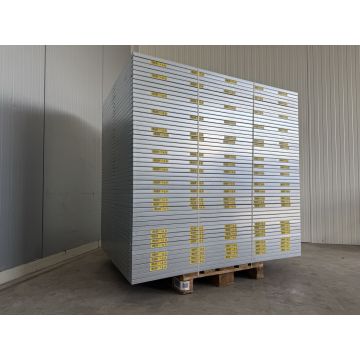 Fachboden für Fachbodenregale, gebraucht | SSI Schäfer R 3000 | f. Ständertiefe: 600 mm | Gesamtbreite: 1.600 mm | Gesamthöhe: 30 mm | sendzimir verzinkt