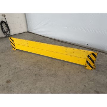 Anfahrschutzleitplanke Anfahrschutz Palettenregal, gebraucht | Doppelregalreihe | Gesamtlänge: 2.610 mm