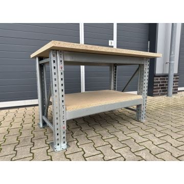 Werkbank Arbeitstisch, gebraucht | Dexion P90 | Werkbankbreite: 1.400 mm | Werkbanktiefe: 1.000 mm | Werkbankhöhe: 938 mm